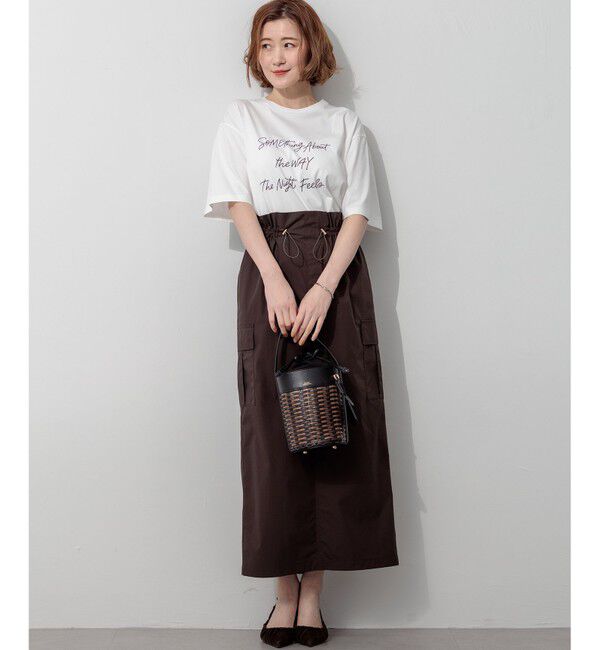23区「【SLOW/一部店舗限定】ヴィンテージライク ロゴ Tシャツ」|Tシャツ・カットソー|