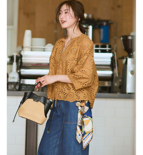 23区「【見上愛さん着用】ペーパーライクコンビ ショルダーバッグ (S)」|ショルダー・メッセンジャー|