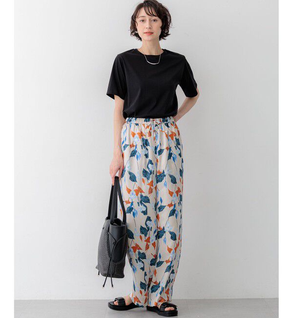 23区「【見上愛さん着用/CanCam掲載】シアーコンフォート クルーネック Tシャツ」|Tシャツ・カットソー|