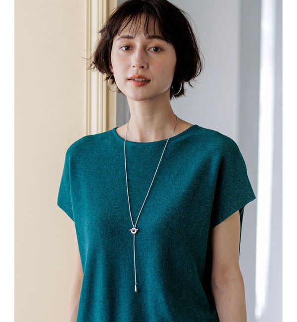 23区「【WEB&一部店舗限定】ミニトップラリエット ネックレス」|ネックレス|シルバー系