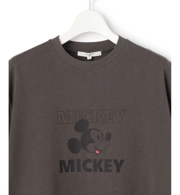 23区「【SLOW/一部店舗限定】Mickeyデザイン Tシャツ」|Tシャツ・カットソー|