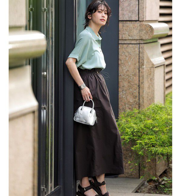 23区「【見上愛さんコラボカラー】リラクシー ポロニット」|ニット・セーター|