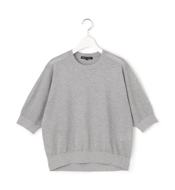23区「オータムメタリック パフスリーブ ニット Tシャツ」|ニット・セーター|