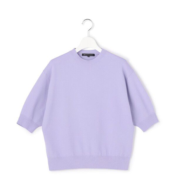 23区「【CLASSY.掲載】セミマットフリゼ リラクシー ニット Tシャツ」|ニット・セーター|