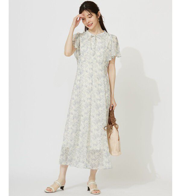 ANY SIS「【洗える】ミニフラワープリント ワンピース」|ワンピース|