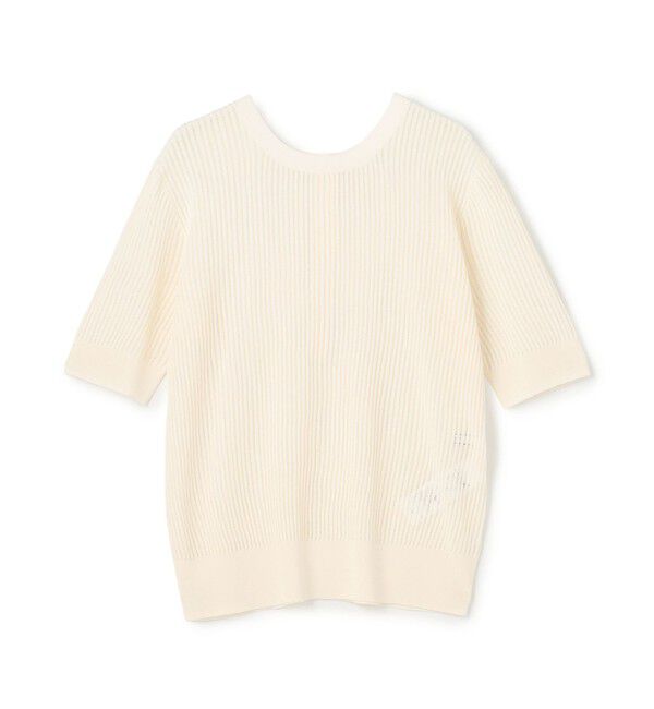 BEIGE,「LEPIDO / 前後2WAY シアー編みニット」|ニット・セーター|