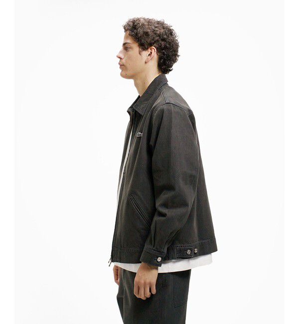 LACOSTE「12オンス デニム ジップアップブルゾン」|デニムジャケット|