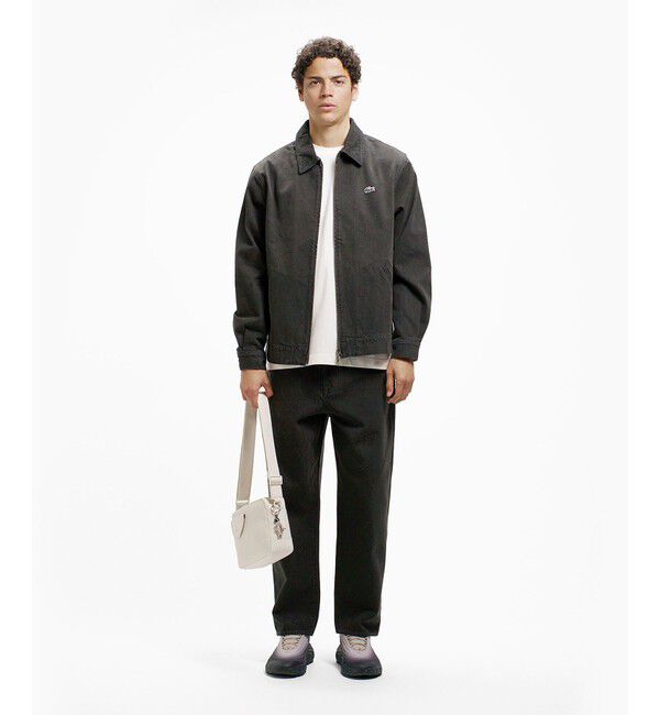 LACOSTE「12オンス デニム ジップアップブルゾン」|デニムジャケット|