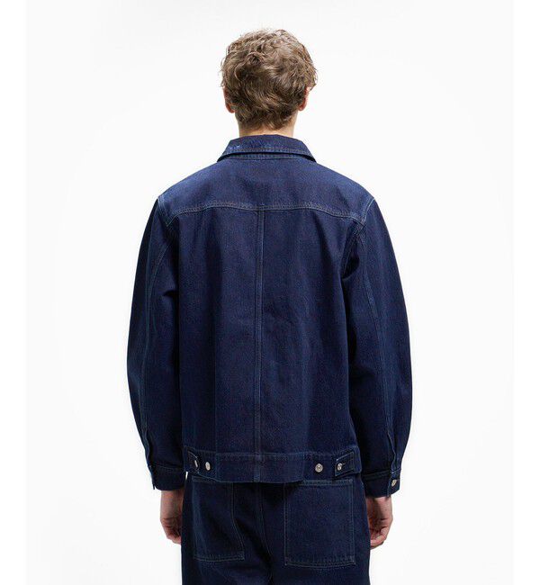 LACOSTE「12オンス デニム ジップアップブルゾン」|デニムジャケット|