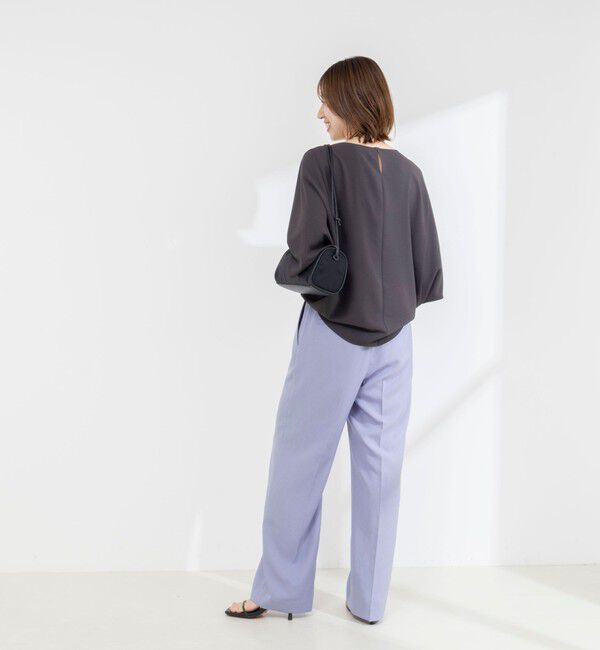 NOLLEY'S「【WEB限定】ウォッシャブルジョーゼットコクーンブラウス」|シャツ・ブラウス|