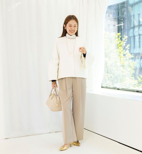 NOLLEY'S「ウォッシャブルシャンブレーツイルワイドパンツ」|その他|