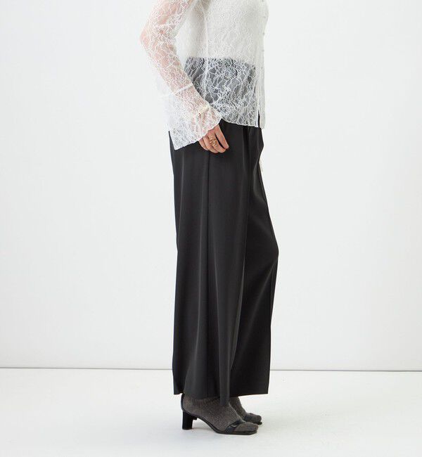 NOLLEY'S sophi「《セットアップ対応》ウォッシャブル強撚ツイルワイドパンツ」|その他|