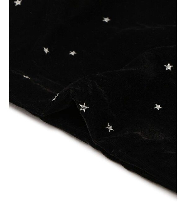 SALON adam et rope'「【COUTURE D'ADAM（クチュール ド アダム）】Stardust Glitter Velvet Easy Wide Pant」|チノ|
