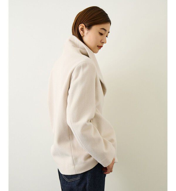 ROPE「プレミアムカシミヤ ショートコート」|ステンカラーコート|