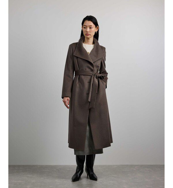 ROPE「プレミアムカシミヤ ロングコート【逸品・マルチWAY】」|ステンカラーコート|