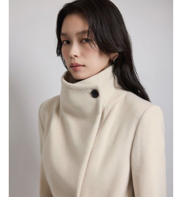 ROPE「プレミアムカシミヤ ロングコート【逸品・マルチWAY】」|ステンカラーコート|
