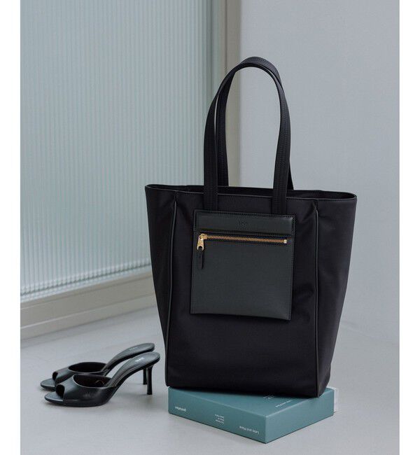 E'POR「【E'POR】【A4/PC対応・撥水・軽量】Pac Sac Tote(パックサックトート)/WEB限定」|トートバッグ|ブラック(01)