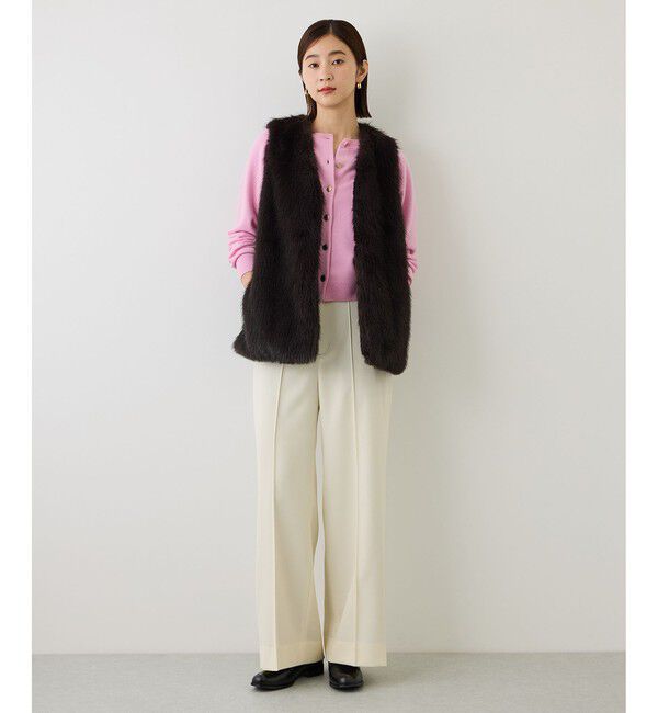 ROPE「【一部WEB限定カラー/J'aDoRe・一部店舗限定サイズ】カシミヤブレンドポケットカーディガン/イージーケア」|ニット・セーター|