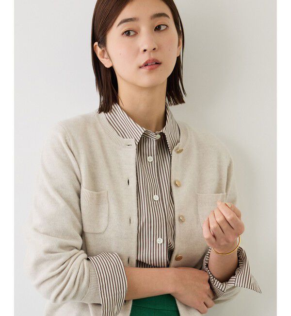 ROPE「【一部WEB限定カラー/J'aDoRe・一部店舗限定サイズ】カシミヤブレンドポケットカーディガン/イージーケア」|ニット・セーター|