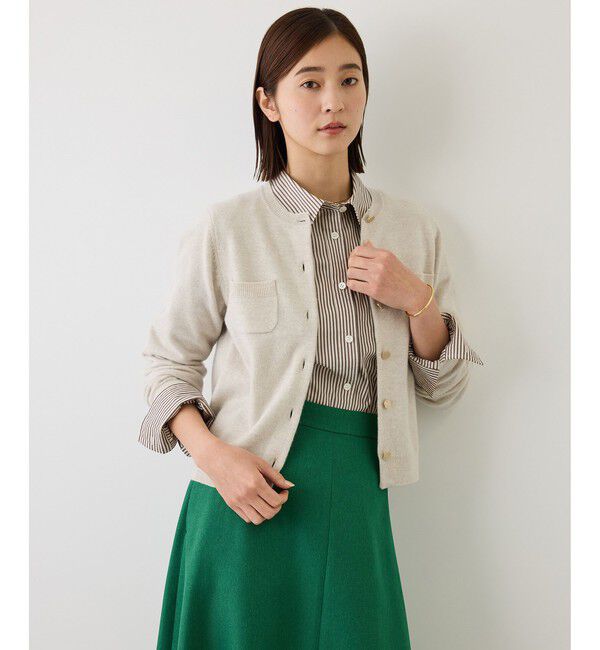 ROPE「【一部WEB限定カラー/J'aDoRe・一部店舗限定サイズ】カシミヤブレンドポケットカーディガン/イージーケア」|ニット・セーター|
