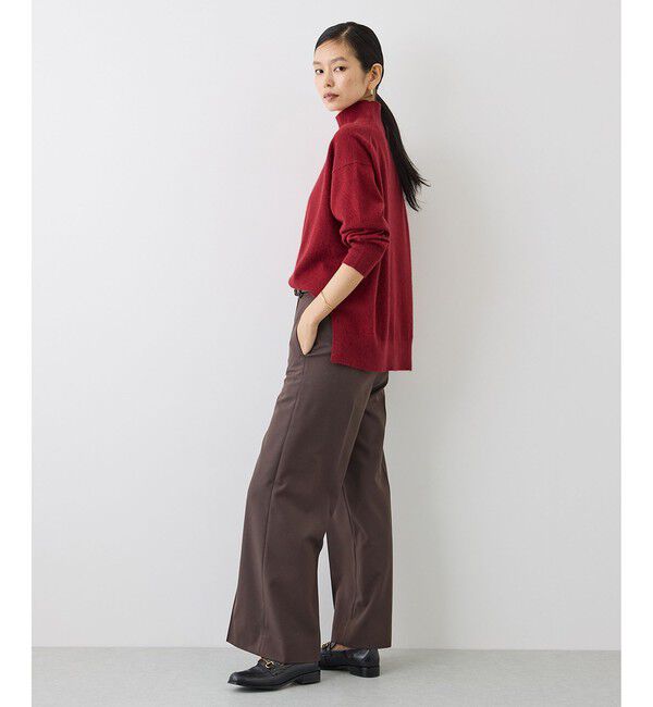 ROPE「【J'aDoRe・一部店舗限定サイズ】ウールフォックスラメハイネックニット(サイドスリット入り)」|ニット・セーター|