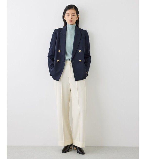 ROPE「【J'aDoRe・一部店舗限定サイズ】ウールフォックスラメハイネックニット(サイドスリット入り)」|ニット・セーター|