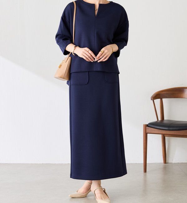  「キーネックダンボールセットアップ」|ワンピース|