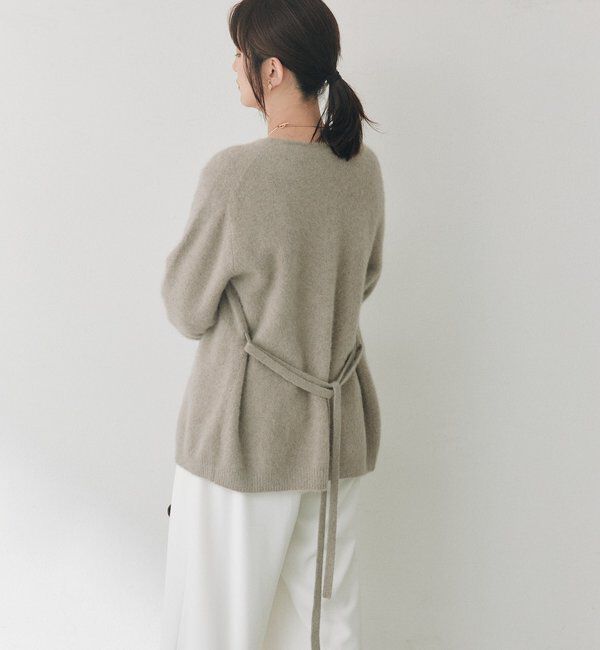  「ヘアリーヤーンニュアンスカーデ」|カーディガン|