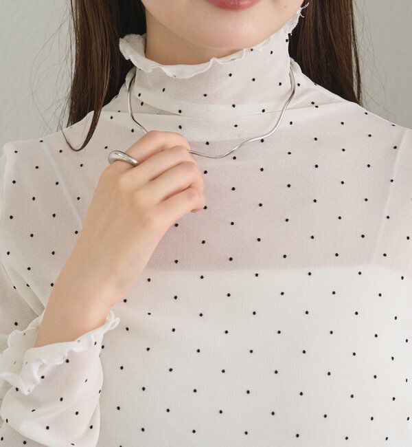  「シアードットハイネックロンT」|Tシャツ・カットソー|