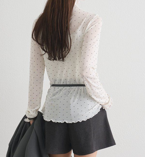  「シアードットハイネックロンT」|Tシャツ・カットソー|