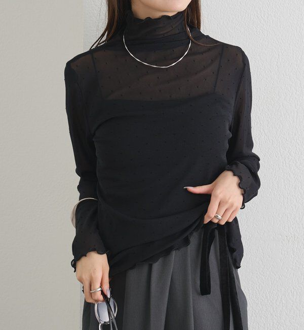  「シアードットハイネックロンT」|Tシャツ・カットソー|