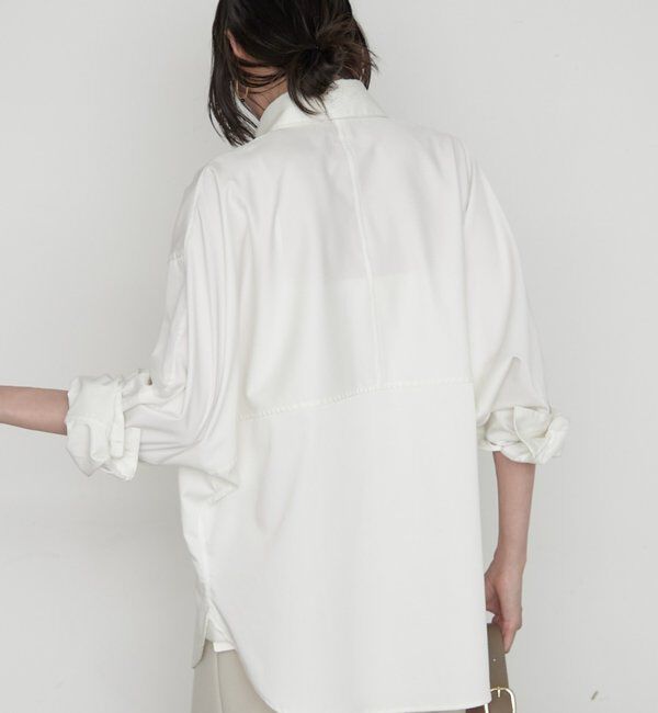  「《WEB限定リバイバルアイテム/累計販売１万枚達成》サテンBIGシャツ」|シャツ・ブラウス|