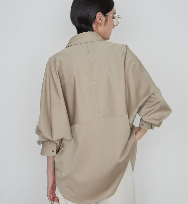  「《WEB限定リバイバルアイテム/累計販売１万枚達成》サテンBIGシャツ」|シャツ・ブラウス|