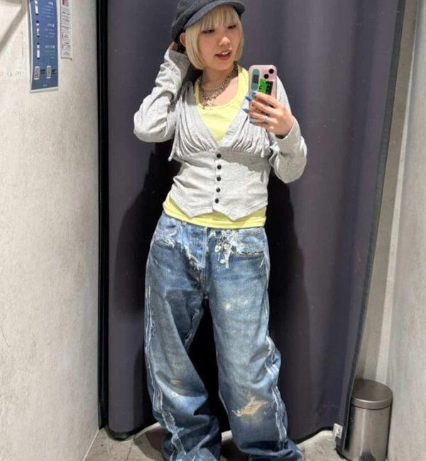  「【26AW LOOK掲載品番】コルセットフーディ」|Tシャツ・カットソー|