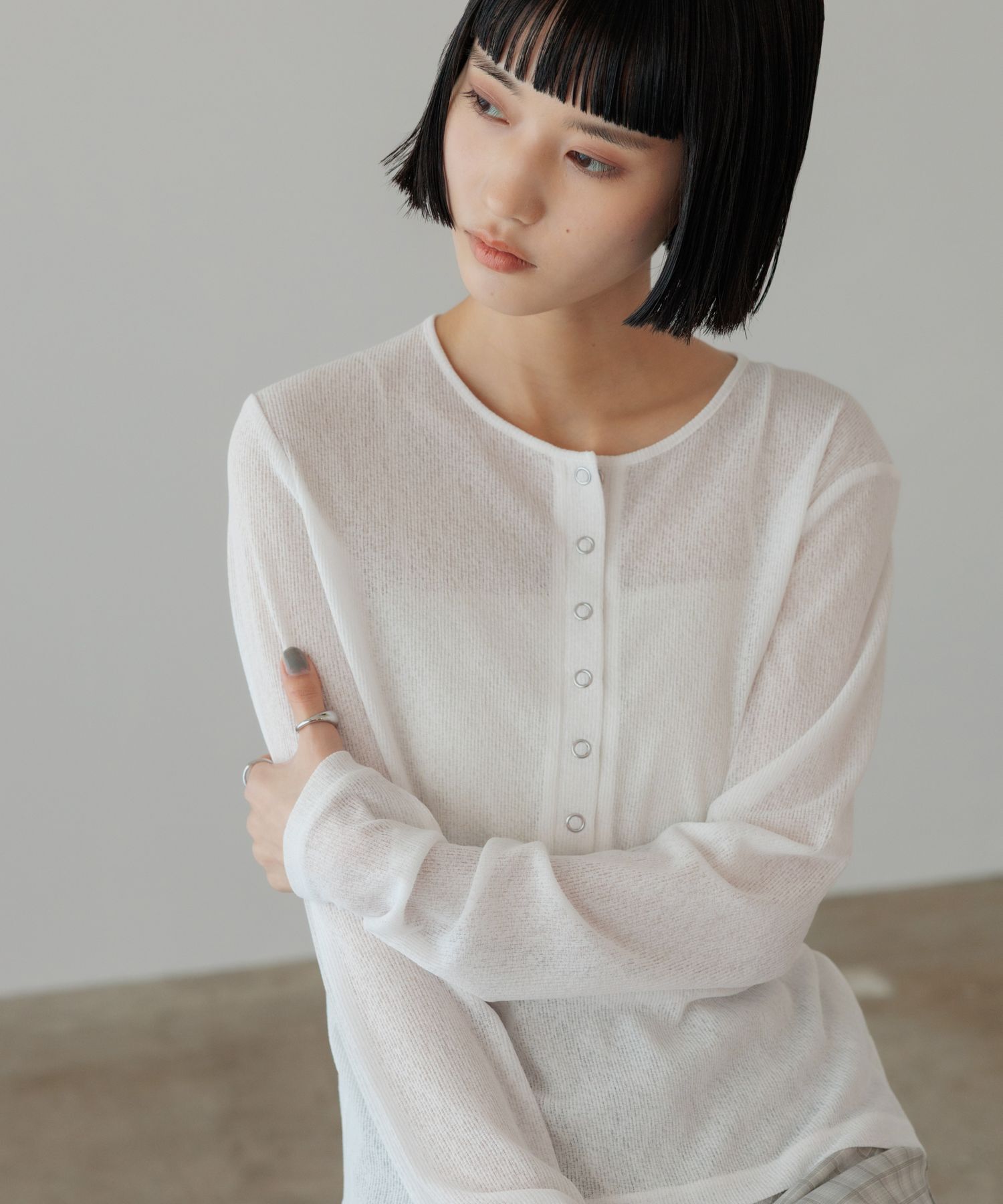 LOWRYS FARM「USEFULヘンリーPOLS」|Tシャツ・カットソー|