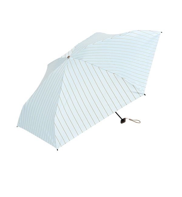 collex「日傘 ストライプ ポーチ付き 晴雨兼用 折りたたみ傘【assa】【WEB限定】」|傘|
