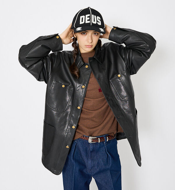 ABAHOUSE「【LEE/リー】LOCO JACKET レザー カバーオール ジャケット / ユ」|その他|