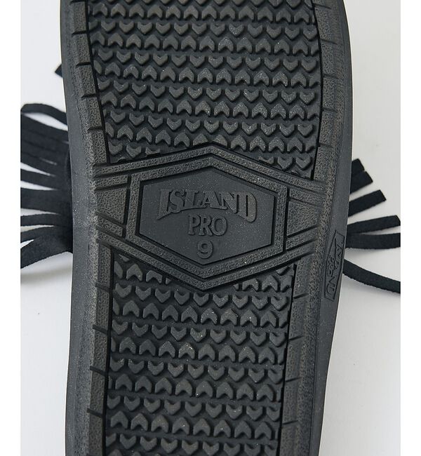 ABAHOUSE「【ISLAND SLIPPER / アイランドスリッパ】 FRINGE SAND」|サンダル|