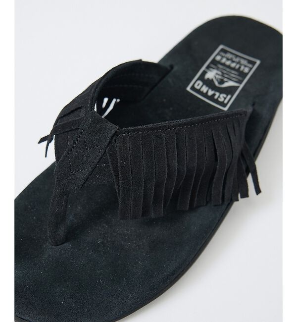 ABAHOUSE「【ISLAND SLIPPER / アイランドスリッパ】 FRINGE SAND」|サンダル|