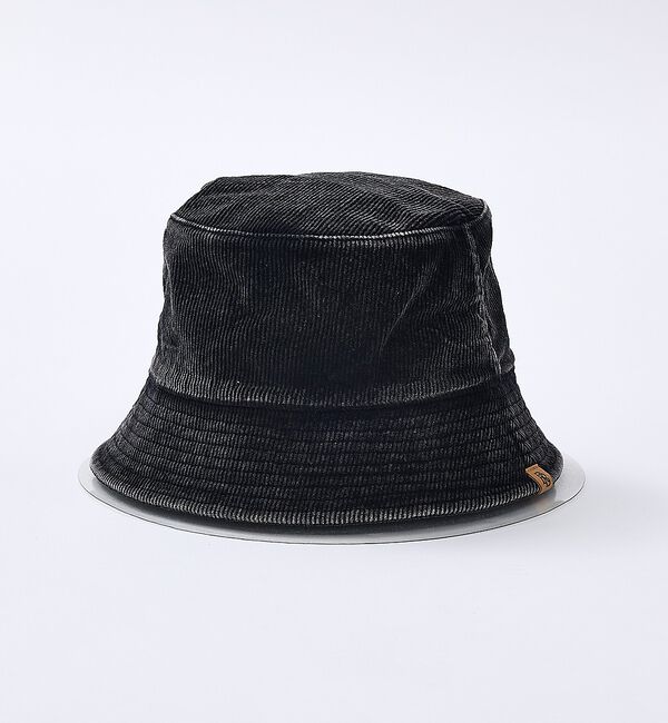 ABAHOUSE「【RUBEN/ルーベン】CRASHED　COUDUROY BUKET HAT/R」|その他|ブラック