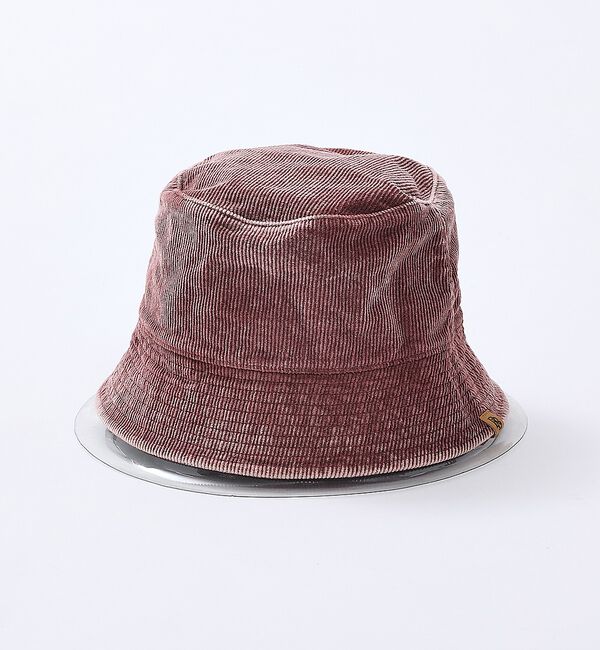 ABAHOUSE「【RUBEN/ルーベン】CRASHED　COUDUROY BUKET HAT/R」|その他|ピンク
