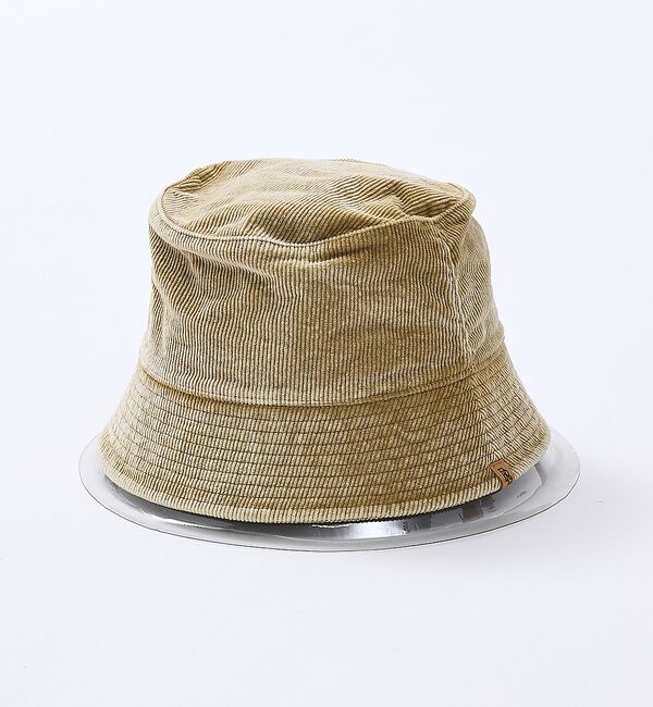 ABAHOUSE「【RUBEN/ルーベン】CRASHED　COUDUROY BUKET HAT/R」|その他|ベージュ