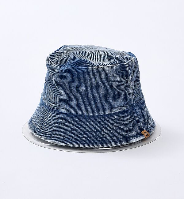 ABAHOUSE「【RUBEN/ルーベン】CRASHED　COUDUROY BUKET HAT/R」|その他|ブルー
