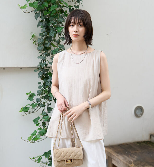 Rouge vif「【新色追加/AULENTTI/オウレンティ】チェーンスエードミニショルダー」|ショルダー・メッセンジャー|