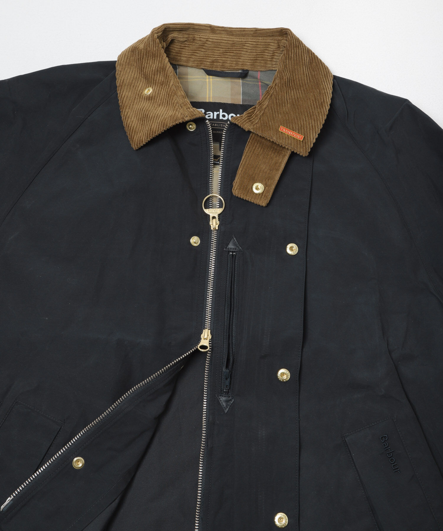 URBAN RESEARCH「Barbour　ICONS TRANSPORT CASUAL JACKET」|ノーカラーコート|