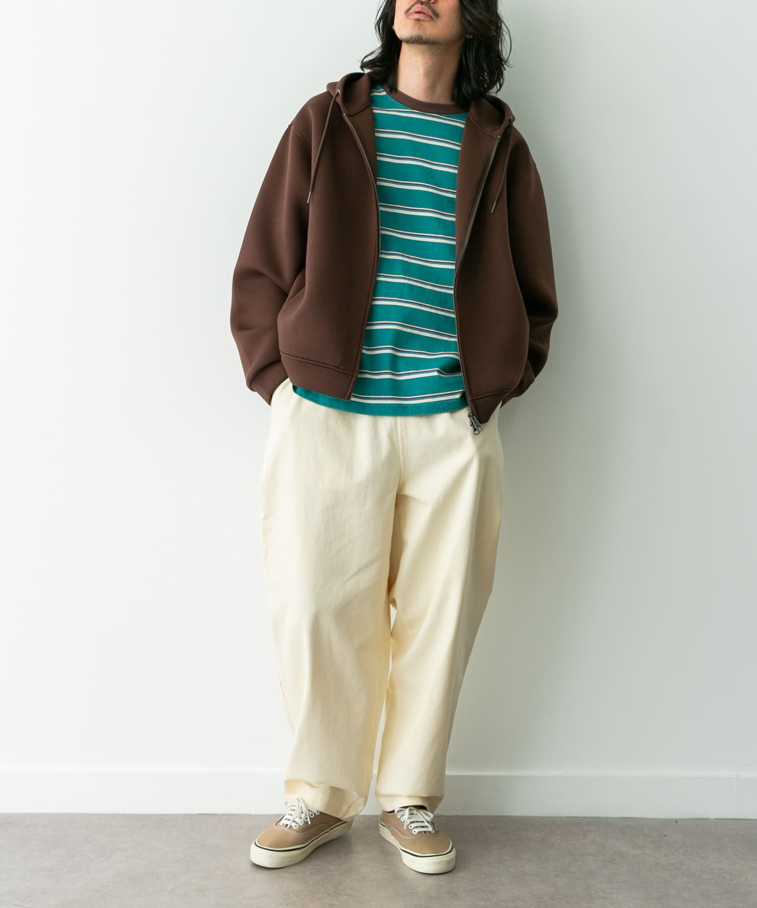 Sonny Label 「ダンボールニットジップアップフーディー」|パーカー|