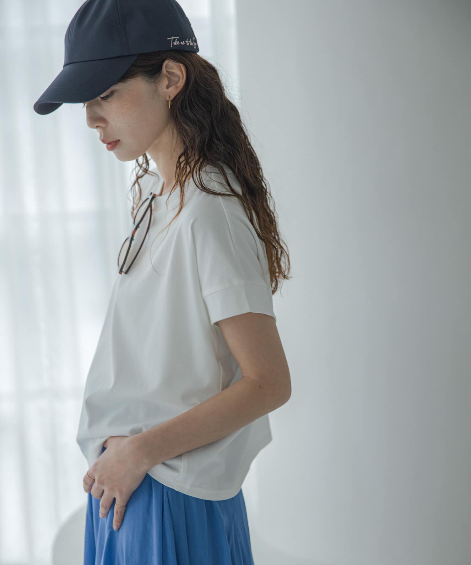 Sonny Label 「UVカットクールタッチフレンチTシャツ」|Tシャツ・カットソー|