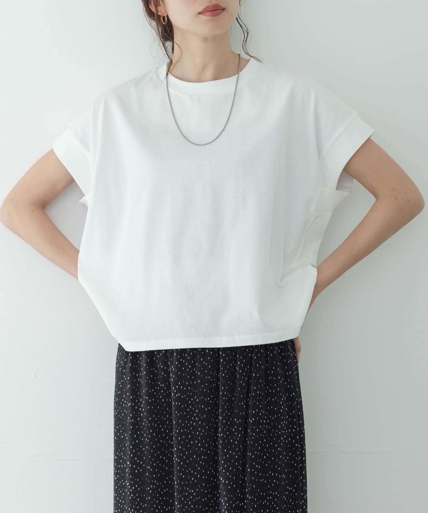 Sonny Label 「UVカットクールタッチフレンチTシャツ」|Tシャツ・カットソー|