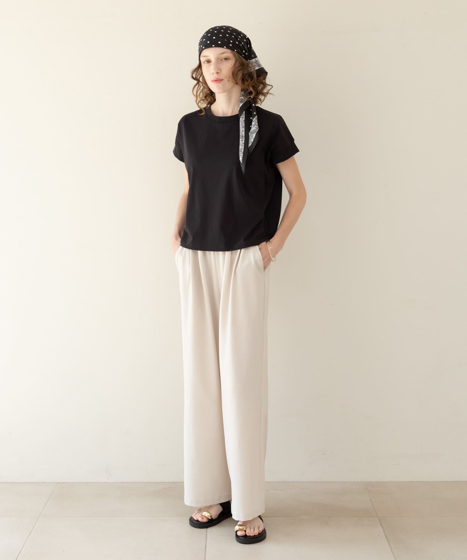 Sonny Label 「UVカットクールタッチフレンチTシャツ」|Tシャツ・カットソー|