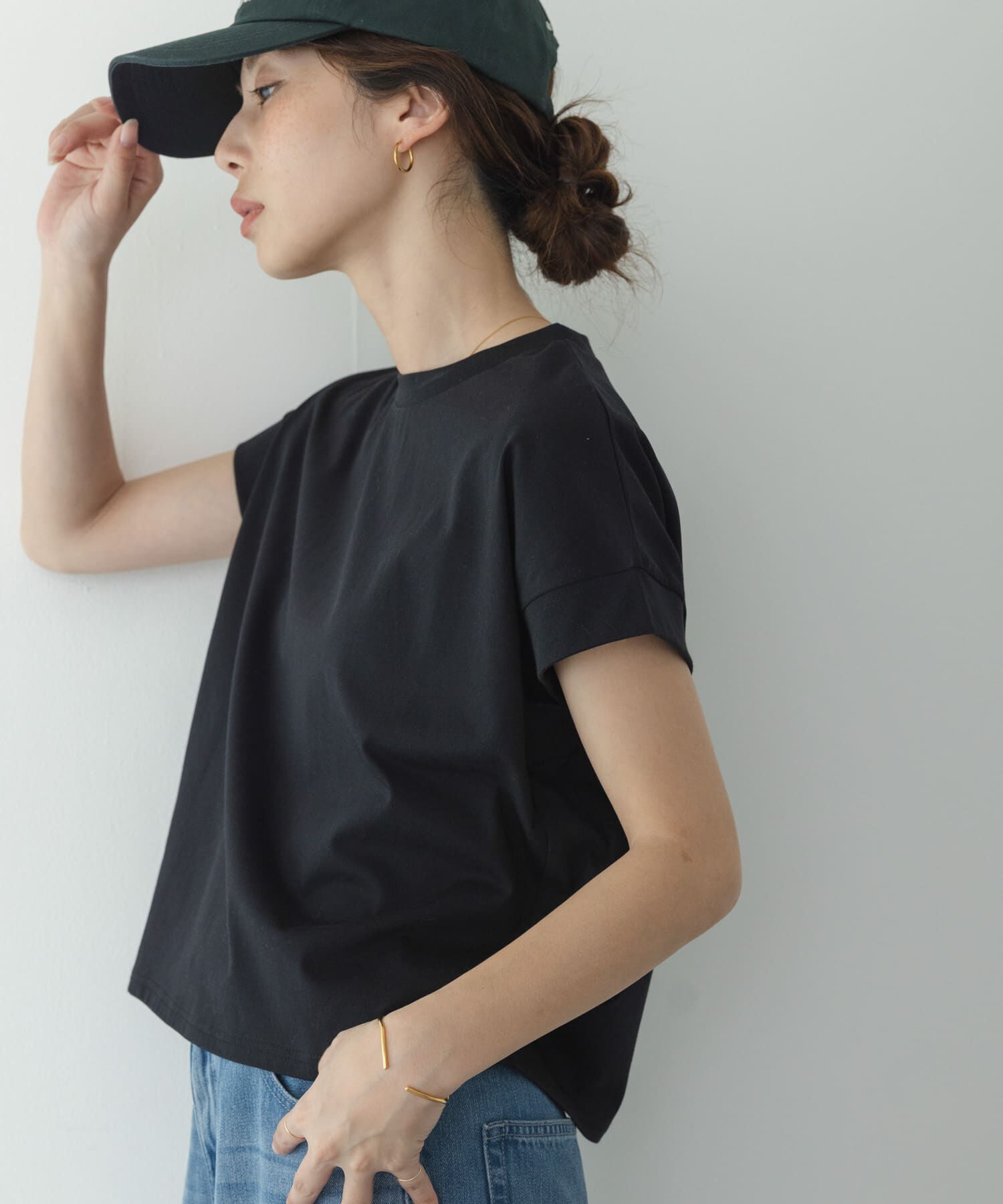 Sonny Label 「UVカットクールタッチフレンチTシャツ」|Tシャツ・カットソー|